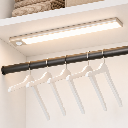 LED Motion Sensor Light – Wireless Auto ON/OFF Night Light for Wardrobe, Cabinet, Stairs & Hallway