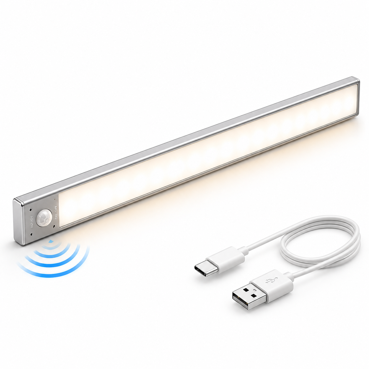 LED Motion Sensor Light – Wireless Auto ON/OFF Night Light for Wardrobe, Cabinet, Stairs & Hallway