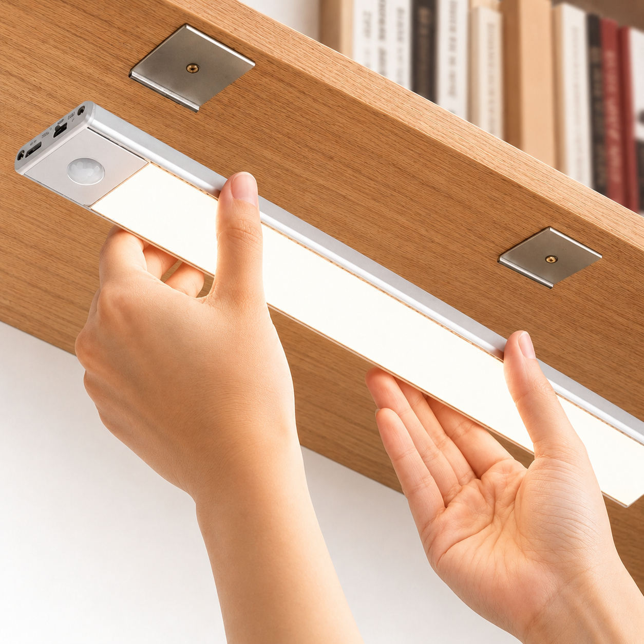 LED Motion Sensor Light – Wireless Auto ON/OFF Night Light for Wardrobe, Cabinet, Stairs & Hallway