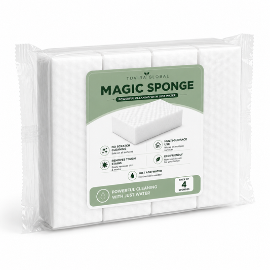 Magic Eraser | Pack of 4 | No Scratch Multi-Surface Cleaning Sponge