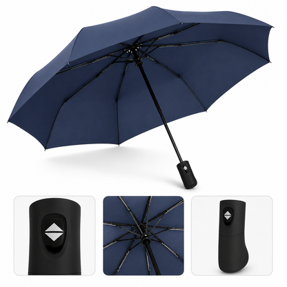 Windproof Automatic Foldable Umbrella | Auto Open & Close | Travel Friendly