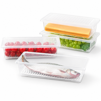 Fresh Lock Refrigerator Storage Containers Set (Pack of 6)
