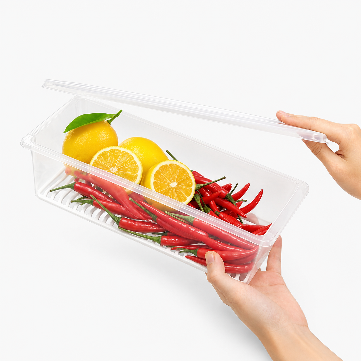 Fresh Lock Refrigerator Storage Containers Set (Pack of 6)