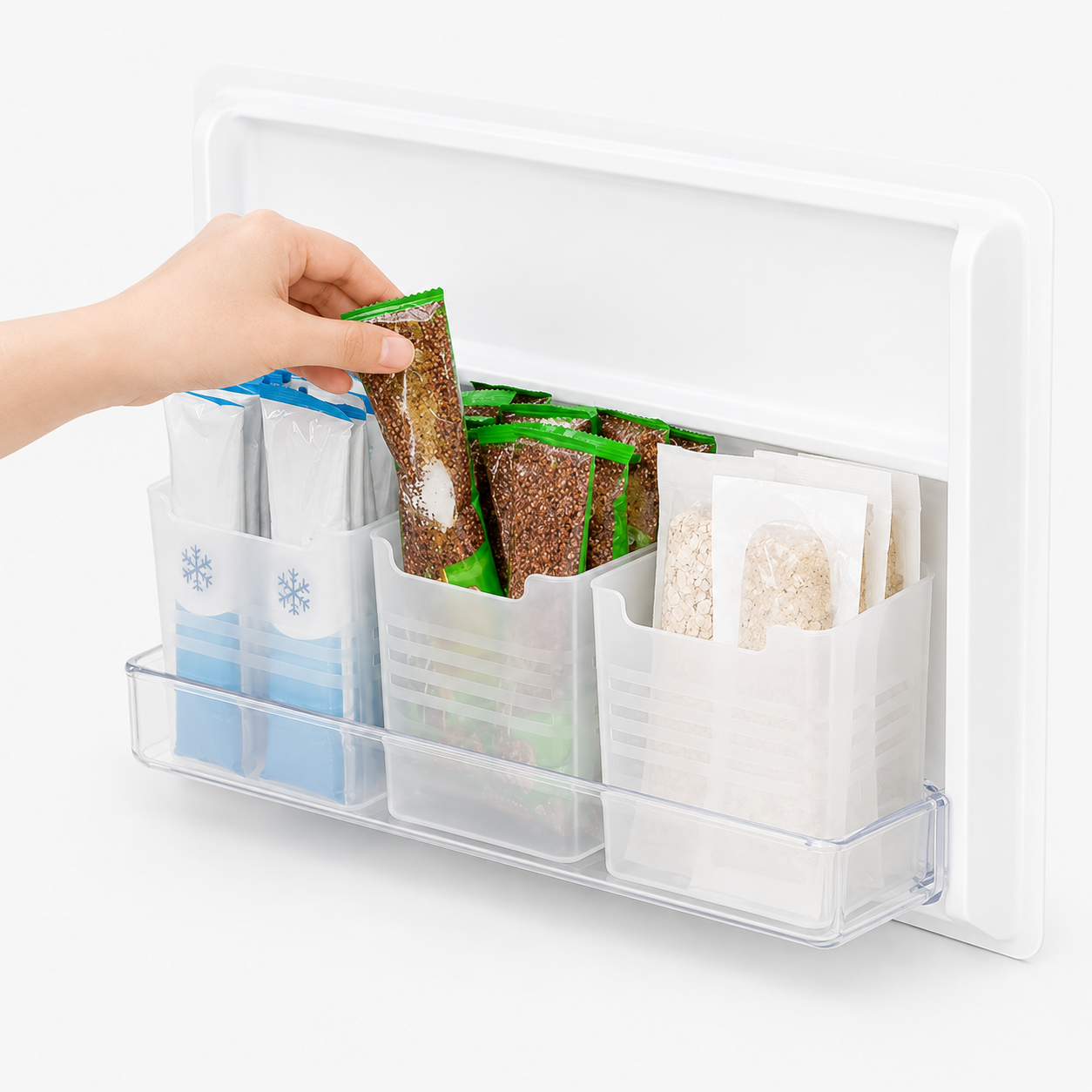 Vegetable Storage Containers for Refrigerator & Kitchen Pantry (Set of 6)