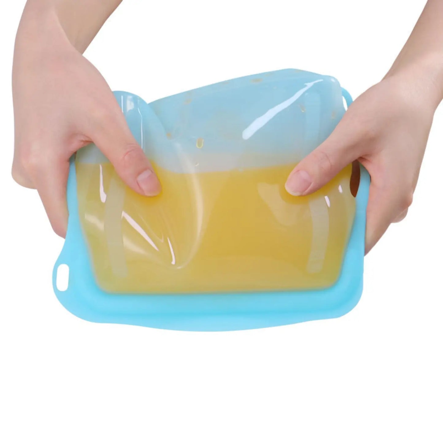 Reusable Silicone Food Storage Bags with Leakproof Airtight Seal